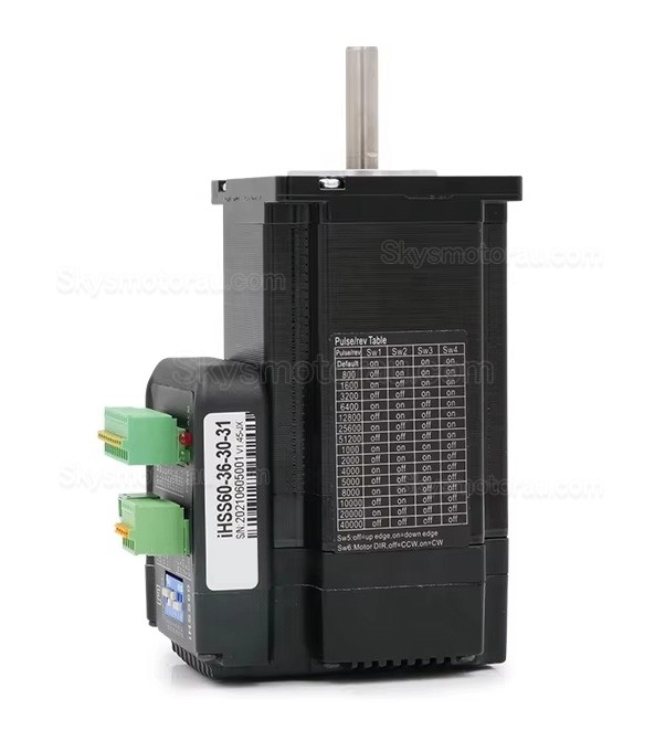 JMC iHSS60-36-30-30/31/SC NEMA 23 Integrated Closed Loop Stepper Motor 1.8 Deg 3Nm 5A 36V 2 Phase